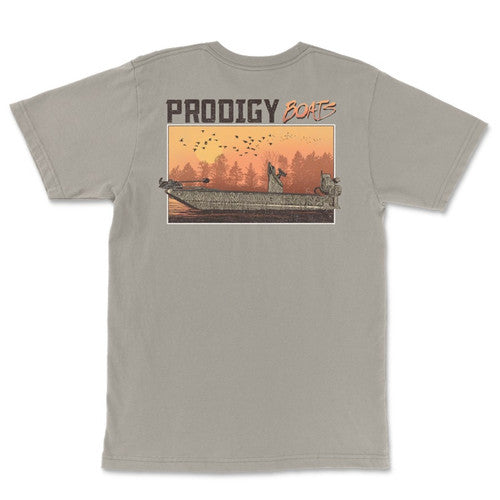 Center Console Pocket Tee - Sandstone