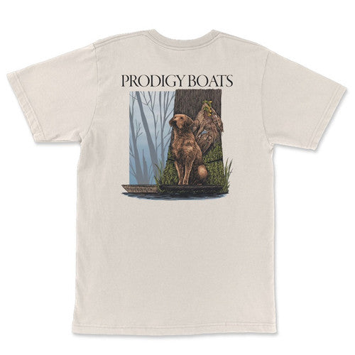 Dog Stand Pocket Tee - Ivory
