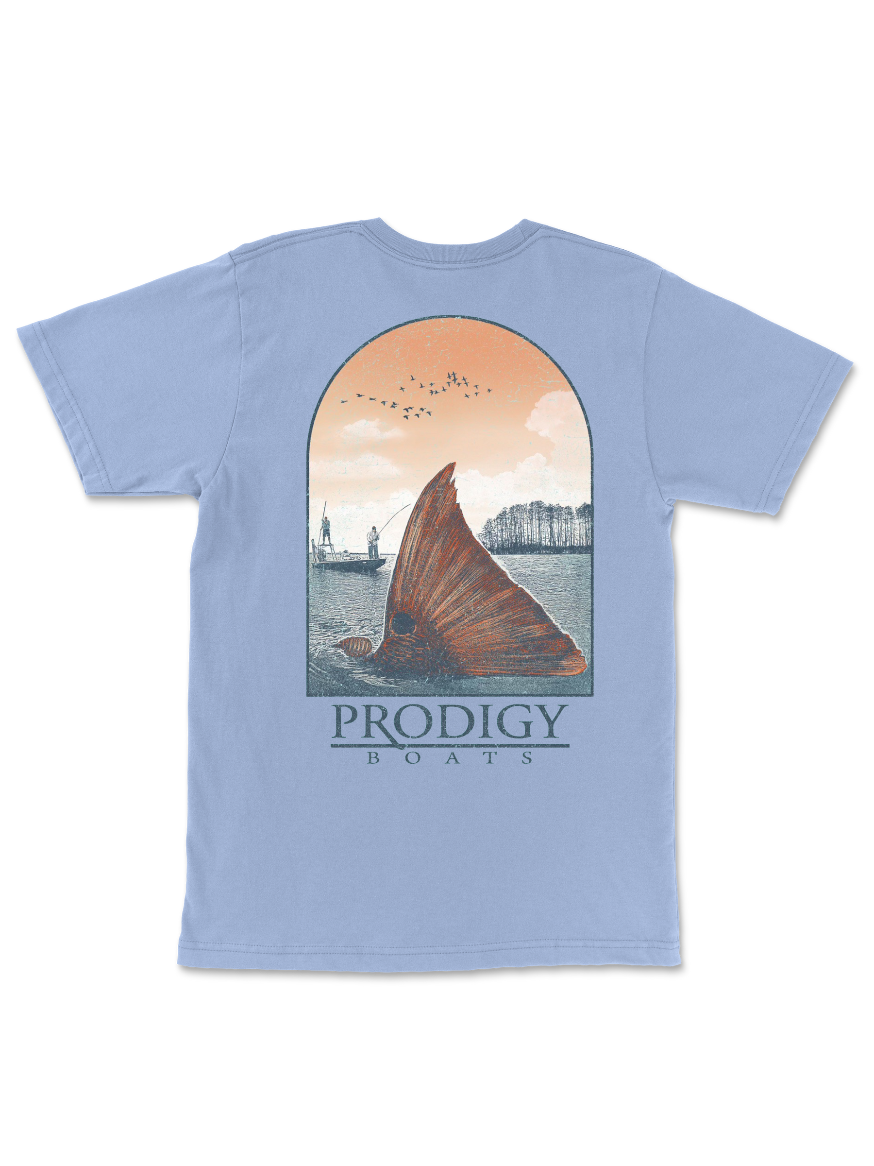 Red Fish Pocket Tee