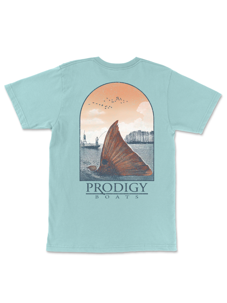 Red Fish Pocket Tee