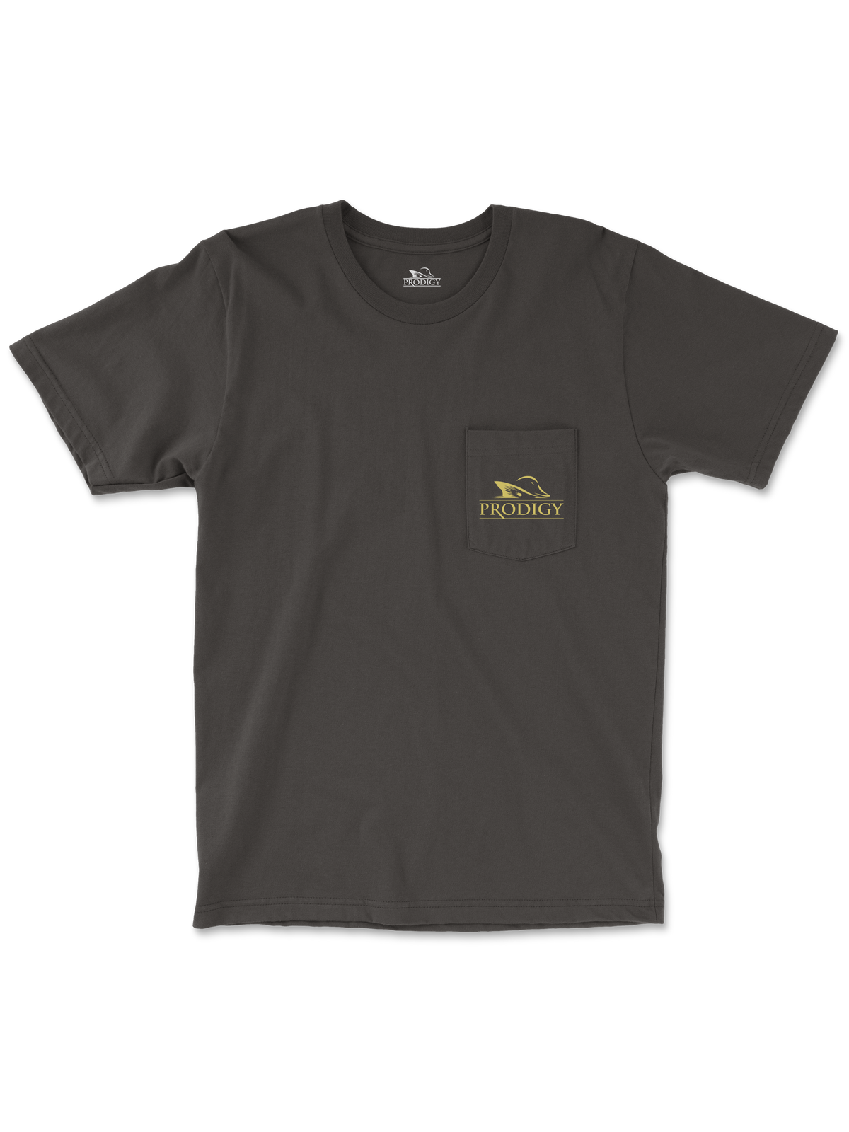 Night Moves Pocket Tee, front view with left chest pocket print