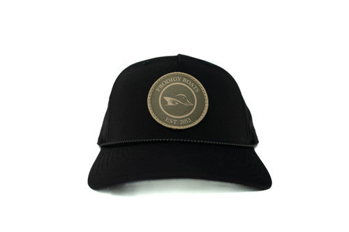 Black Performance Circle Patch Hat