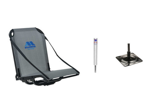 Millennium B-100 Seat (Gray) pedestal and base combo