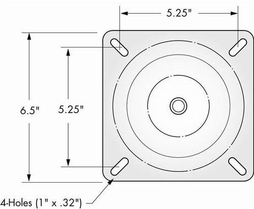 Swivl-Eze Lock'N-Pin 3/4" Pin Seat Mount - image 3