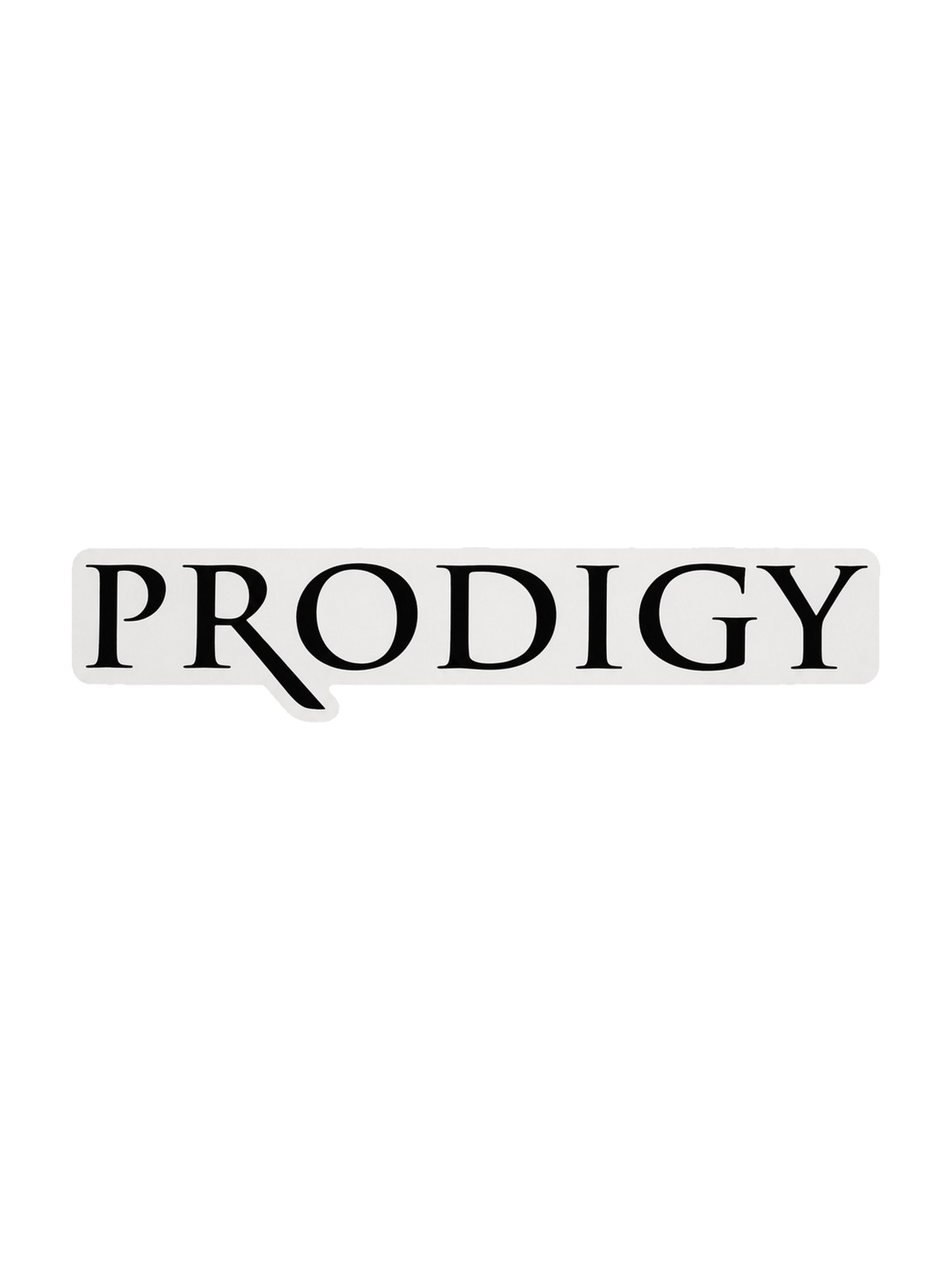 Prodigy Boats wordmark decal, mini kiss-cut vinyl sticker