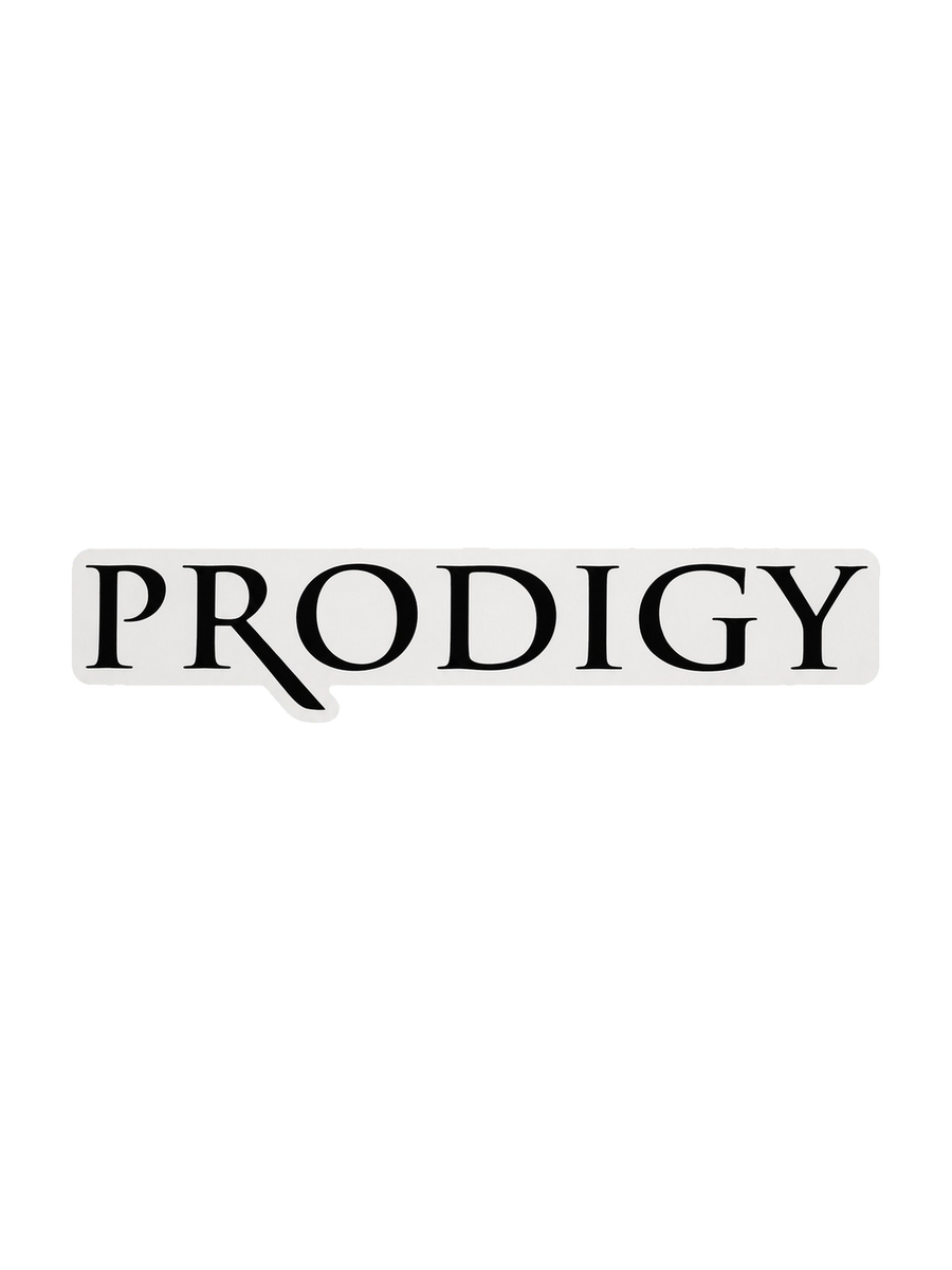 Prodigy Boats wordmark decal, mini kiss-cut vinyl sticker