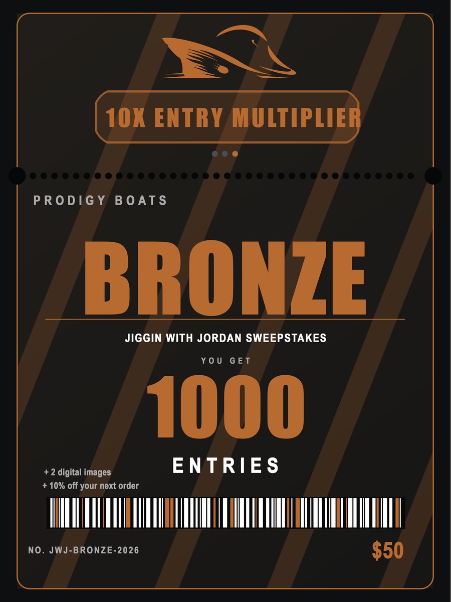Bronze ticket showing 10x entry multiplier and 1,000 entries